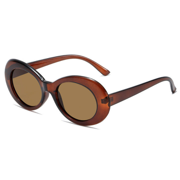 Ladies retro-inspired sunglasses with an elegant, oval frame Kalsten