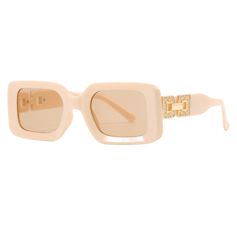 Women's Polygon Sunglasses with Glamorous Decorative Frame Kalsten