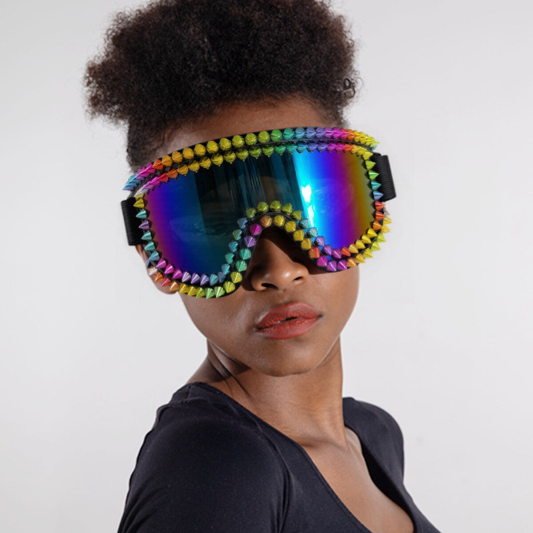 Ladies fashionable ski goggles with trendy stud design Kalsten