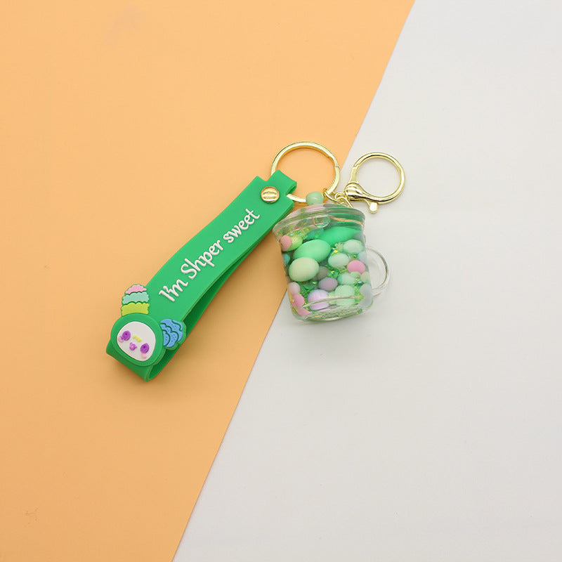 Unisex keychain with cute drinking vessel design Kalsten