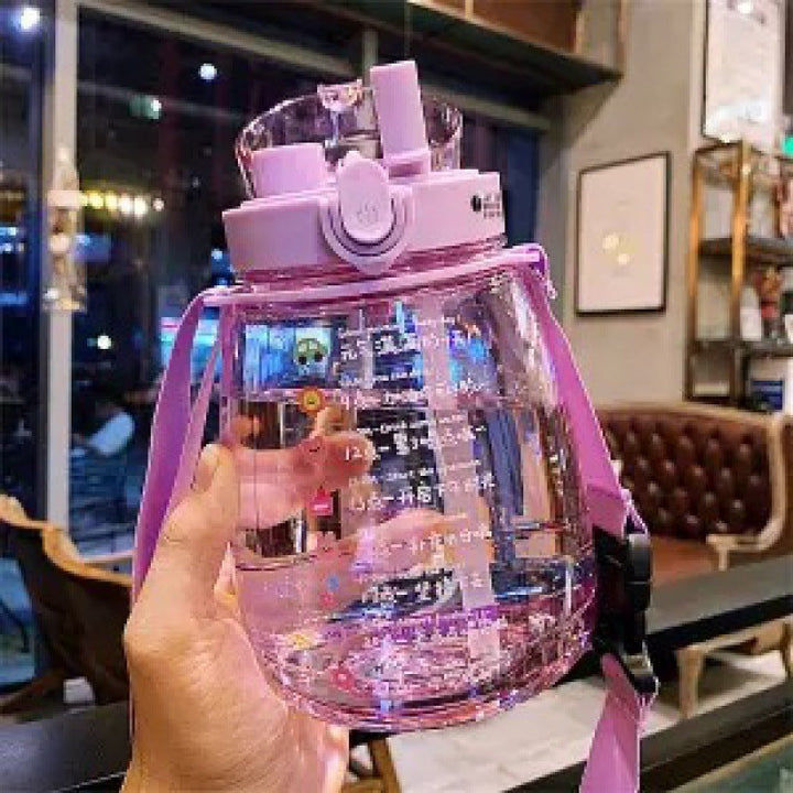 Ladies multifunctional hygiene drinking bottle with carrying strap Kalsten