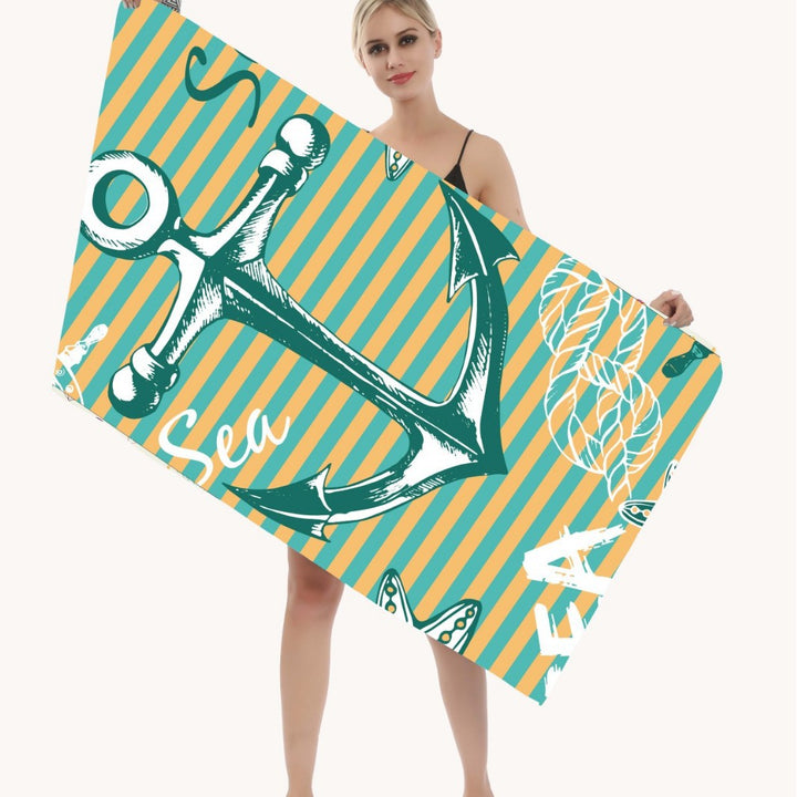 Multifunctional beach towel in creative mandala design Kalsten