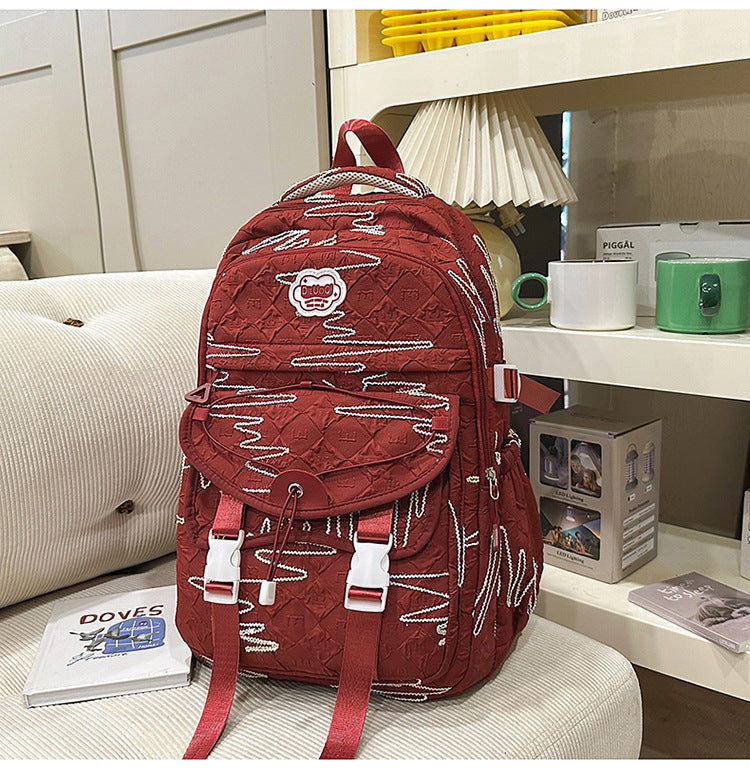Fashion-Forward Utility School Backpack Kalsten