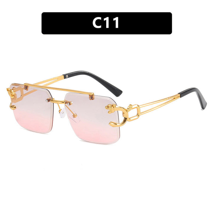 Women's square sunglasses with elegant decorative details Kalsten