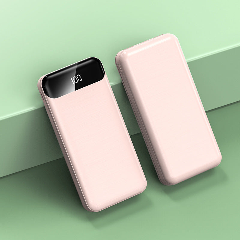 Ultra-Slim Power Bank with LCD Display and Fast Charging Function Kalsten