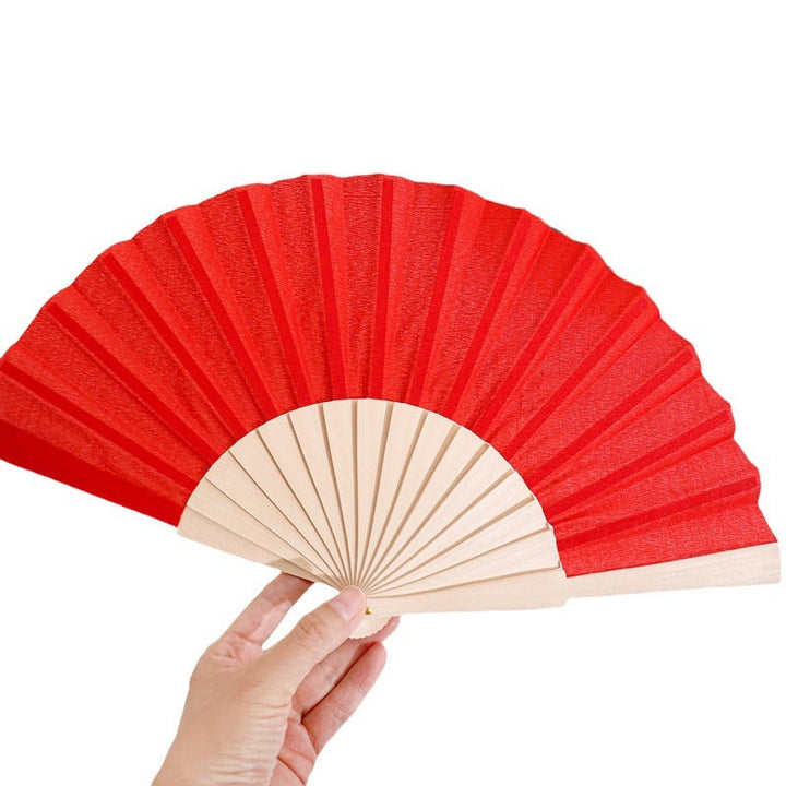 Women handmade fan made of breathable material with elegant design Kalsten