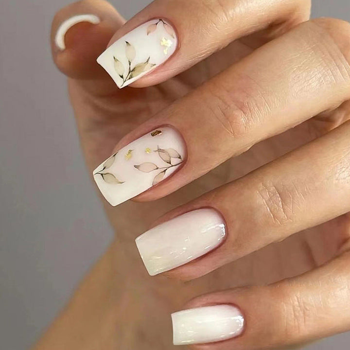 Botanical Press-On Nail Art Kalsten