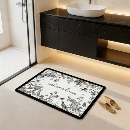 Decorative Citrus-Themed Bath Mat Acalora