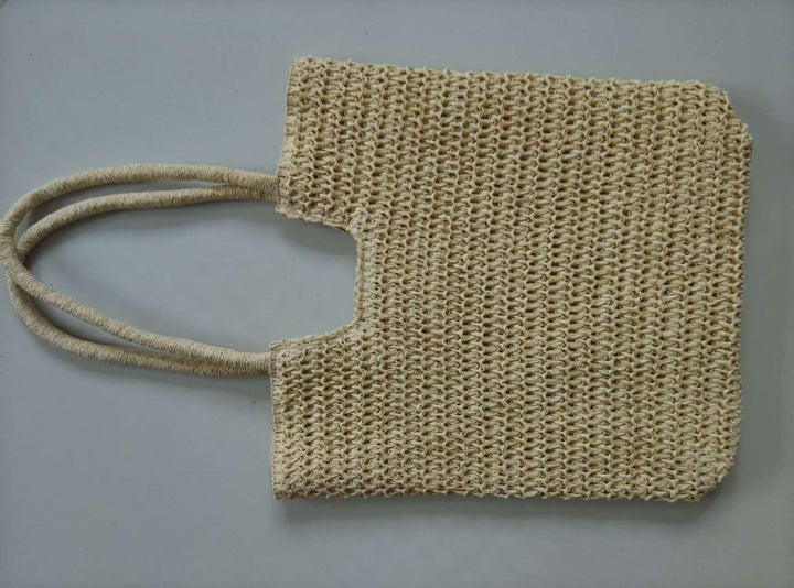 Woven Natural Material Crossbody Bag Kalsten