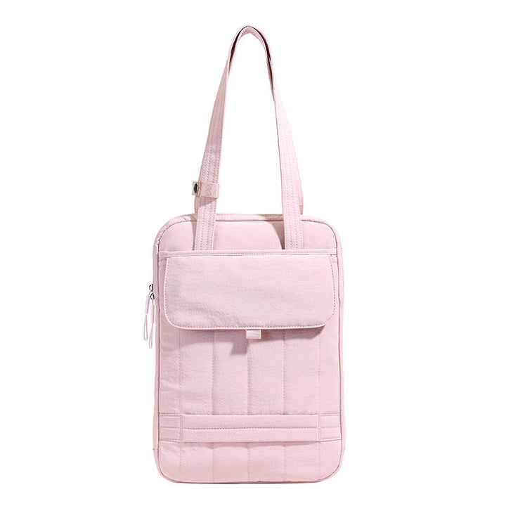 Structured Quilted Laptop Tote Bag Kalsten