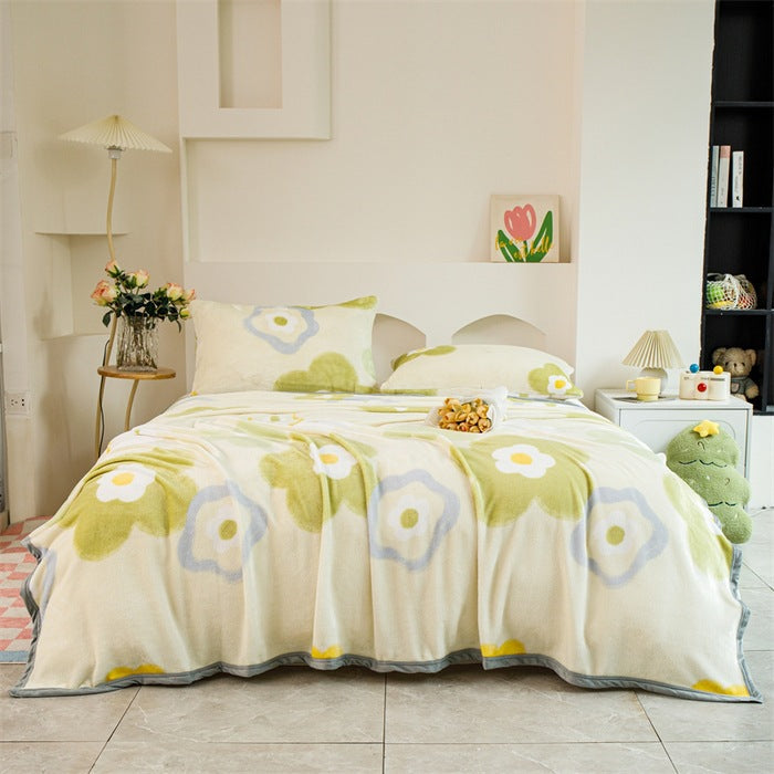 Women Patterned Blanket made of Soft Cotton Kalsten
