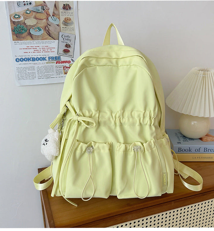 Functional Drawstring Utility School Backpack