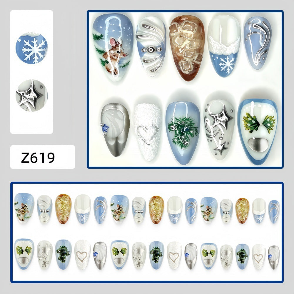 Artificial Nails in Modern Tribal Design Kalsten