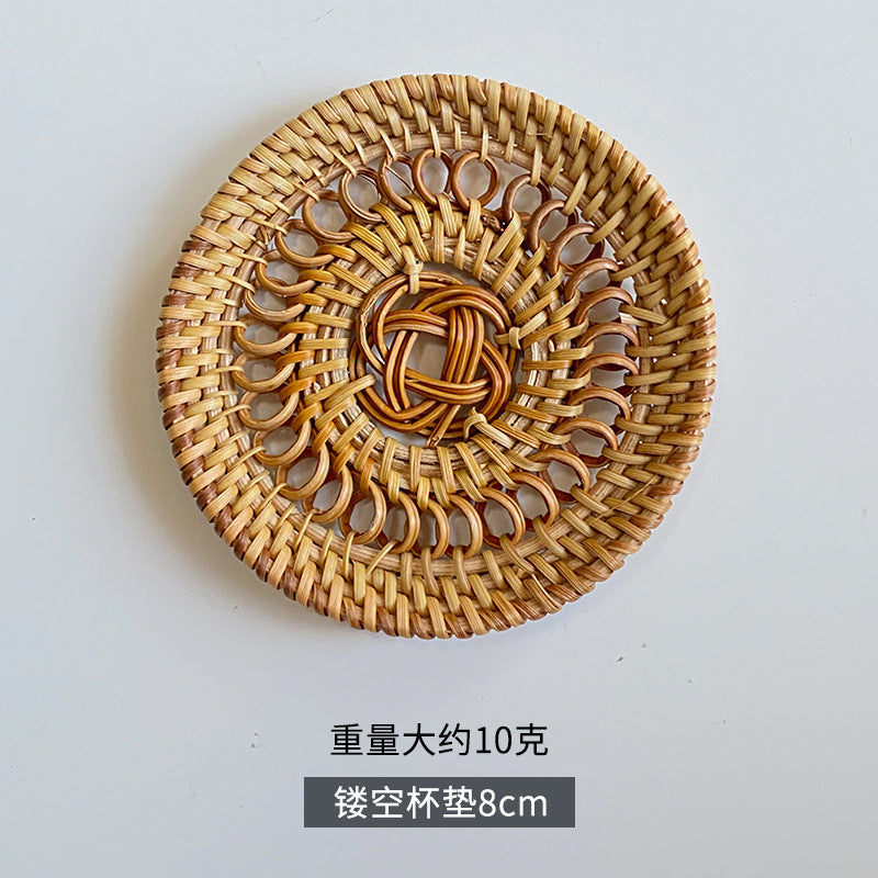 Ladies stylish handmade coaster from natural material Kalsten