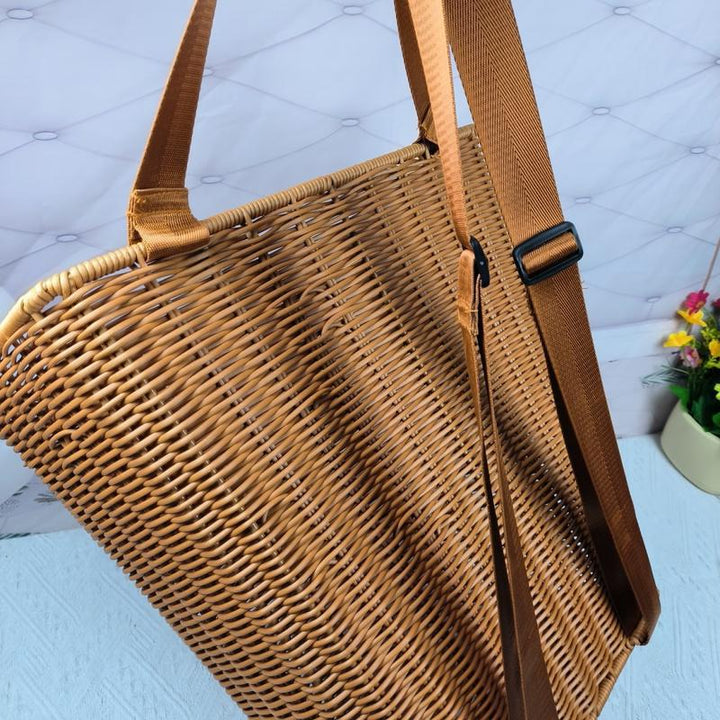 Modern Woven Laundry Basket Kalsten