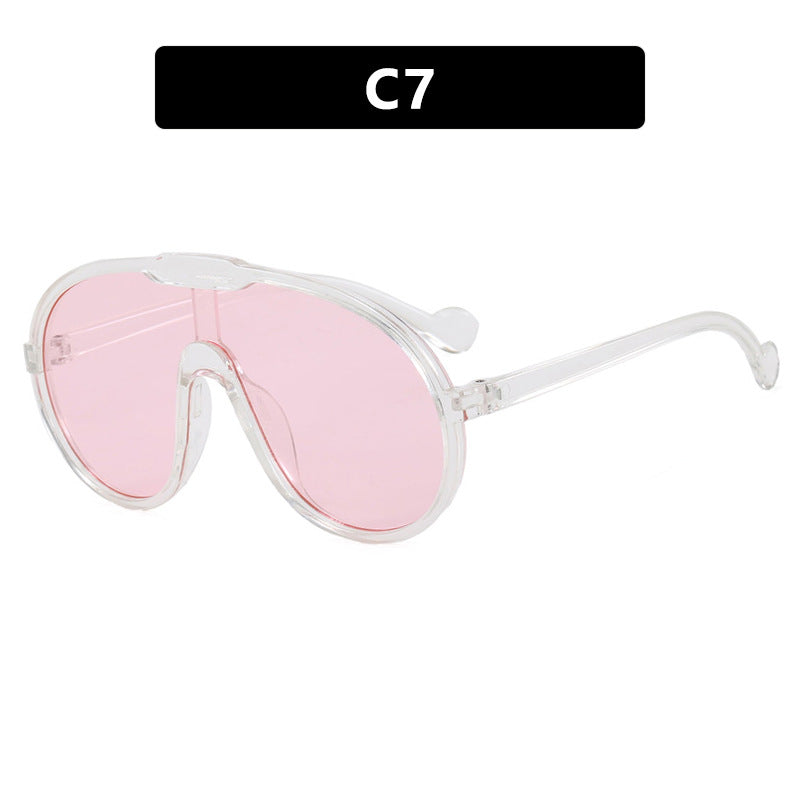 Ladies fashionable sports sunglasses in unique design with UV protection and flexible temples Kalsten