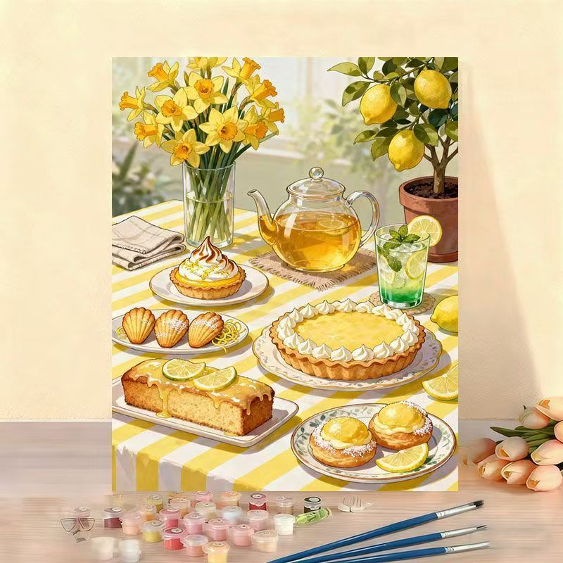 Gourmet Dessert Art Canvas Kit Kalsten