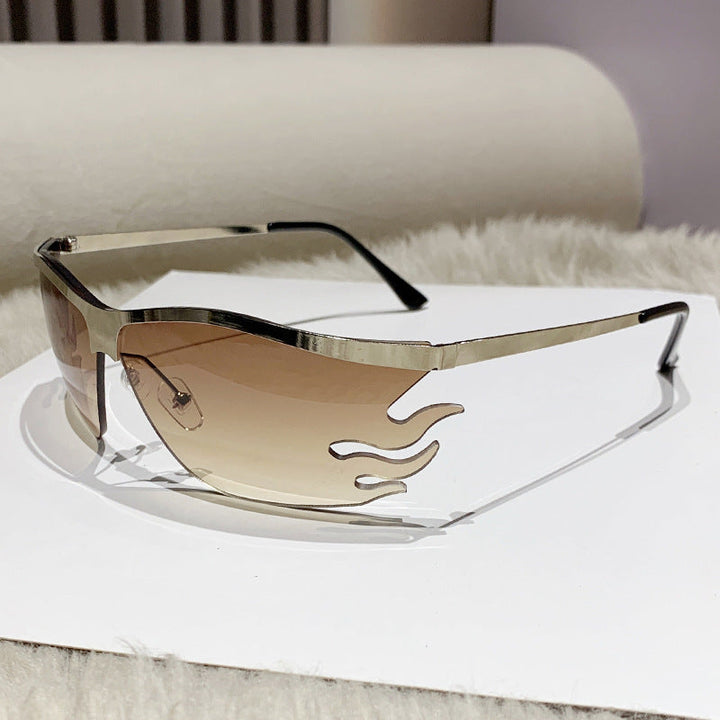 Ladies trendy sunglasses with innovative flame frame Kalsten