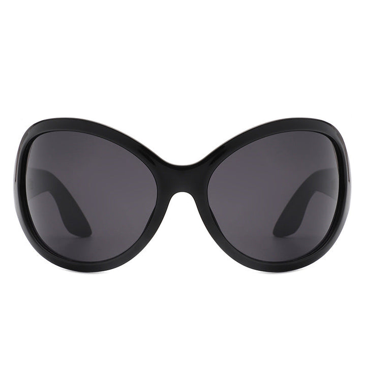 Ladies sunglasses in a stylish butterfly design with UV protection and wide frame Kalsten