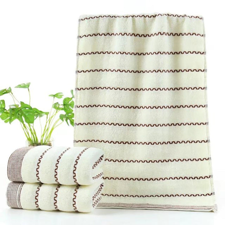 Care Towel With Stylish Stripe Pattern Kalsten