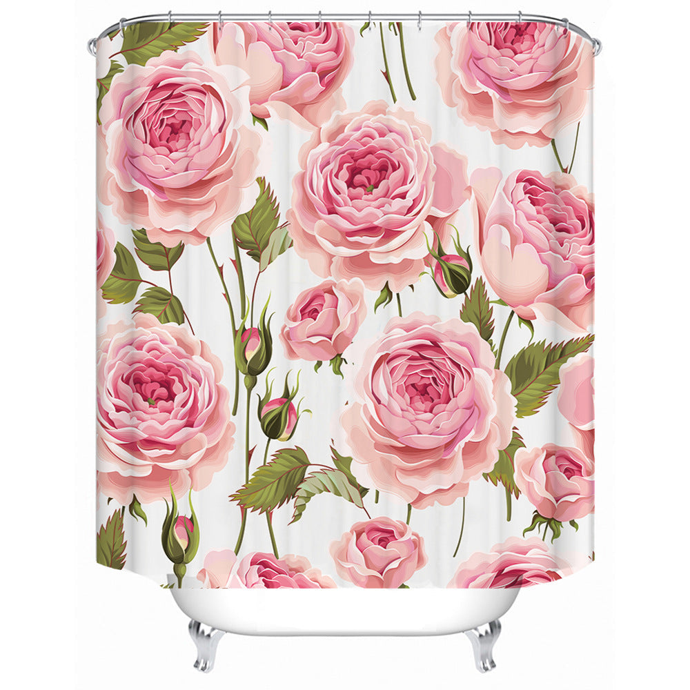 Floral Design Shower Curtain Kalsten