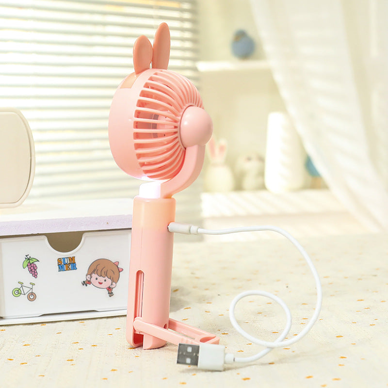 Ladies Mini Hand Fan with Integrated LED Lighting Kalsten