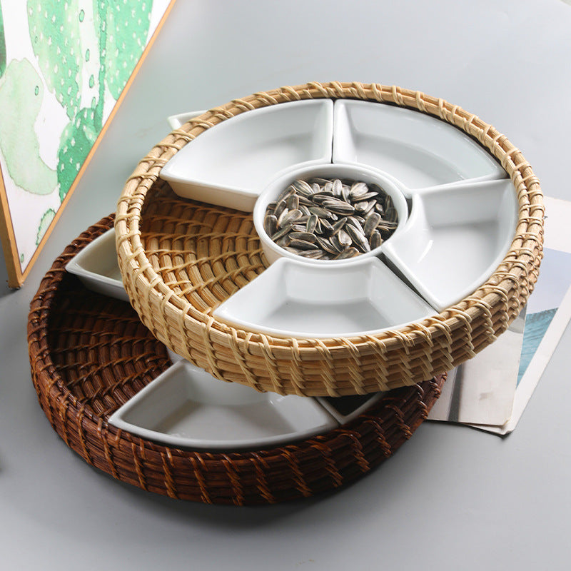 Unisex Serving Tray with Separate Compartments Kalsten