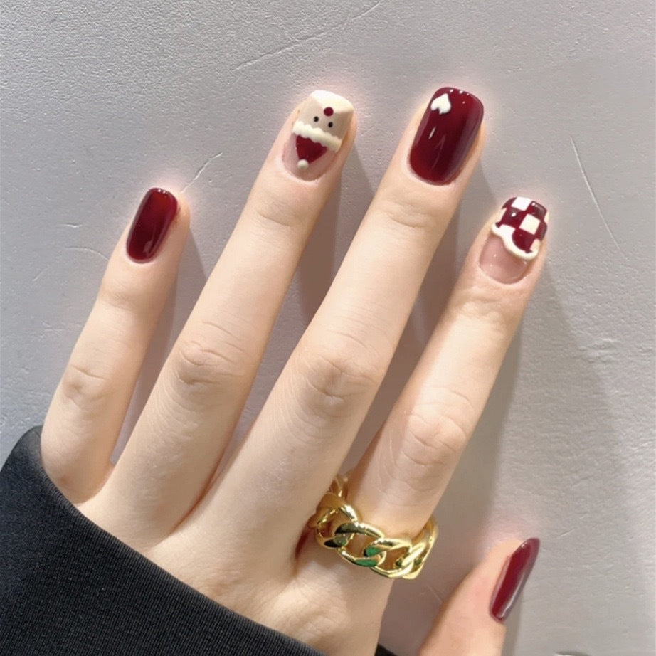 Fun Character-Themed Press-On Nail Art Acalora