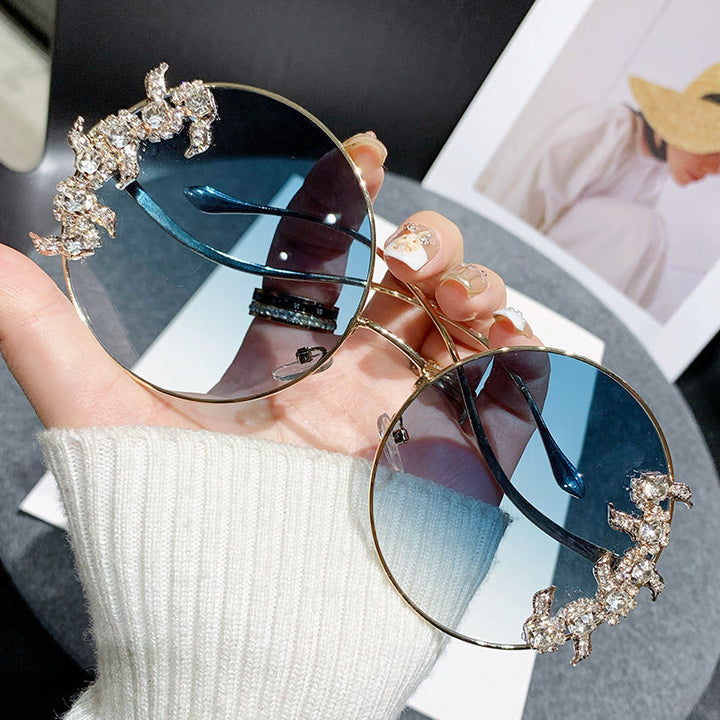 Women's fashion sunglasses with extravagant design and sparkling accents Kalsten