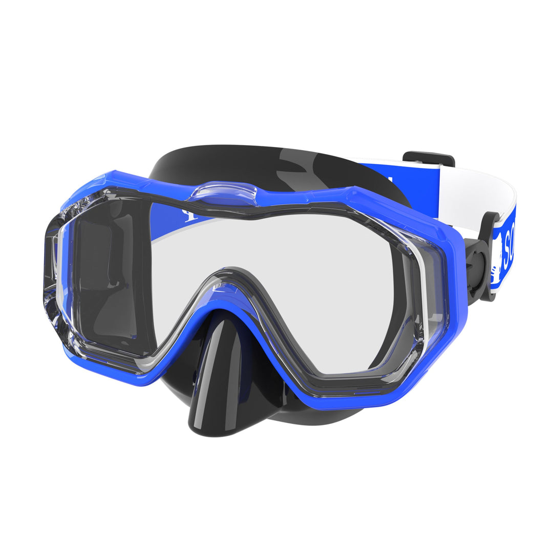High-quality diving mask with flexible silicone rim and UV protection Kalsten