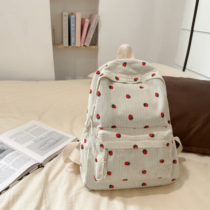 Backpack with Playful Fruit Pattern Kalsten
