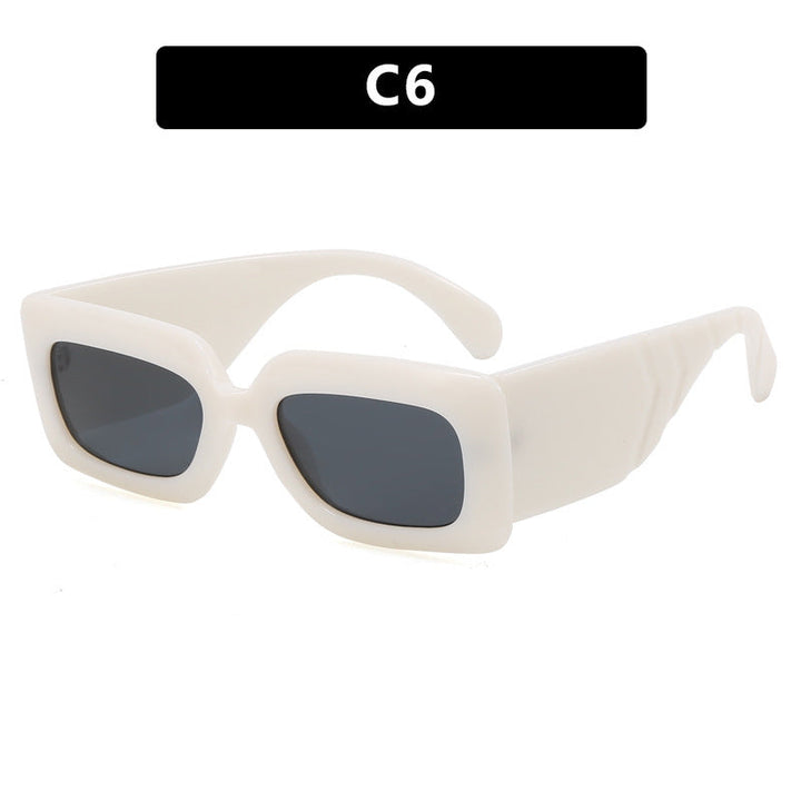 Women oversized sunglasses in fashionable snake leather look Kalsten