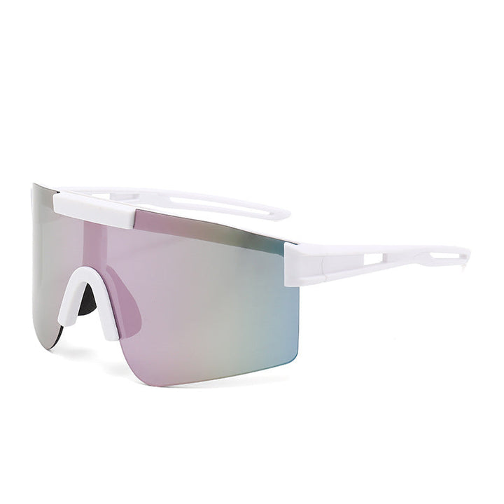 Unisex Sporty Oversized Shield Sunglasses Kalsten