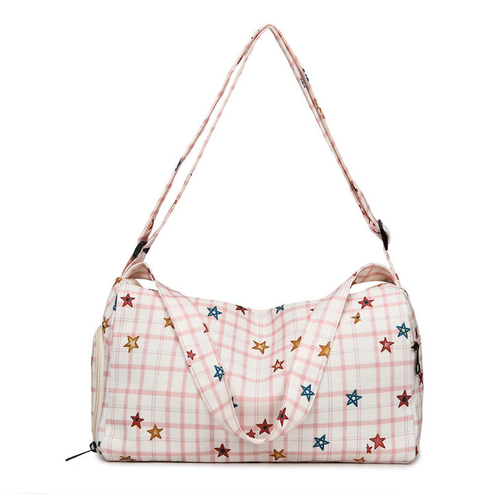 Lightweight Heart-Patterned Carryall