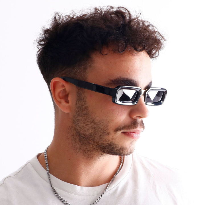 Women's stylish sunglasses in a modern rectangular design with a comfortable frame Kalsten