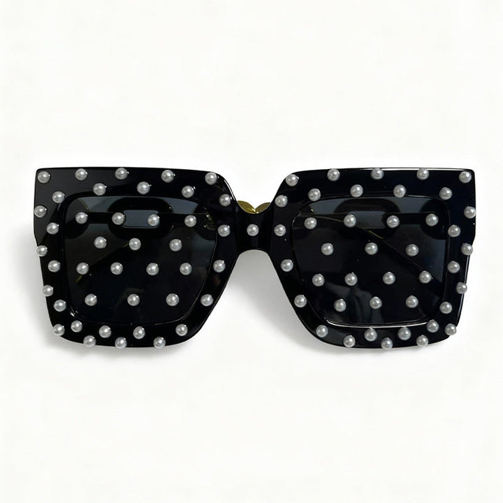 Decorative Pearl-Embellished Cat Eye Sunglasses Kalsten