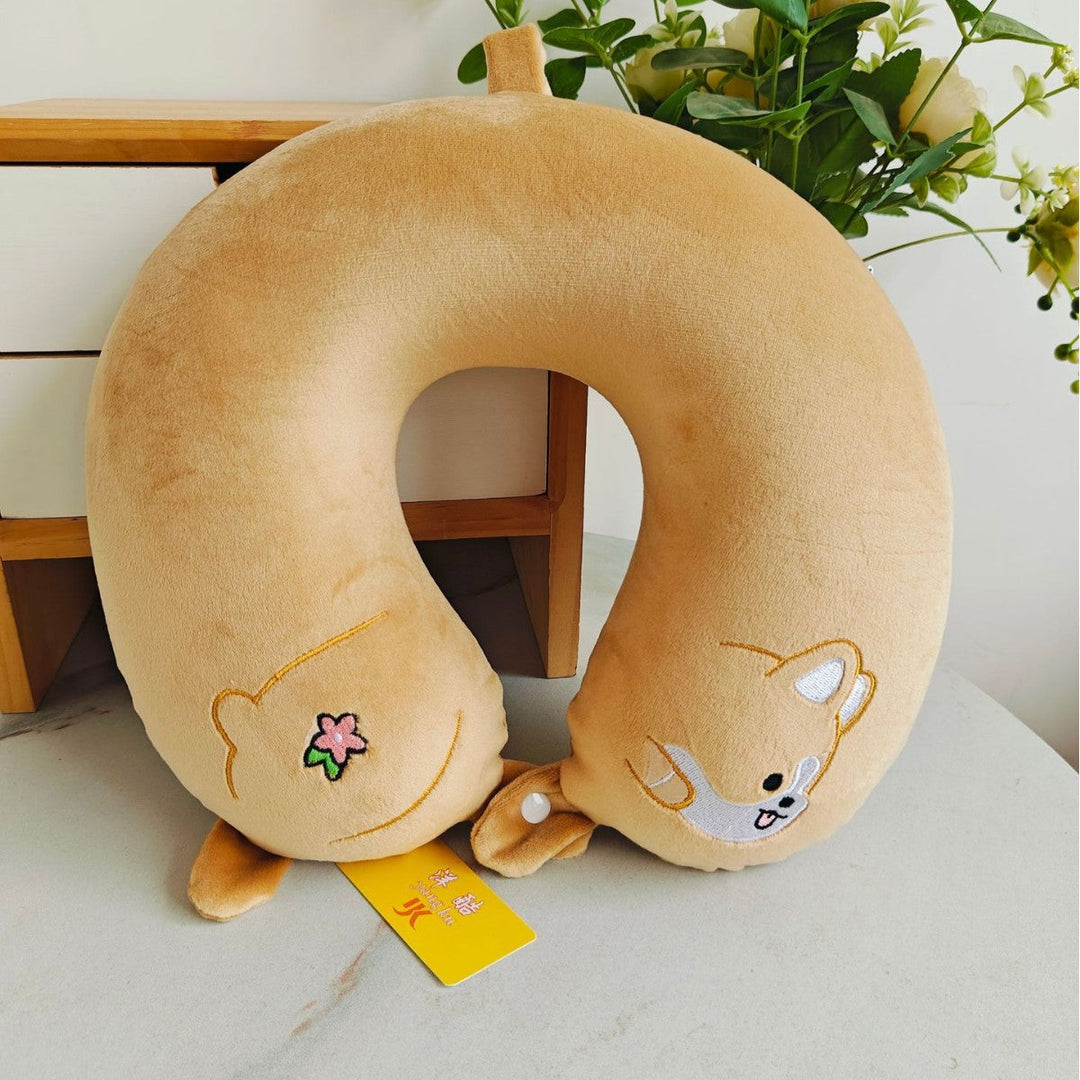 Unisex Neck Support Pillow with Cute Animal Design Kalsten