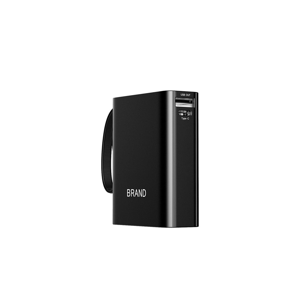 Portable power bank with integrated cable management and fast charging function Kalsten