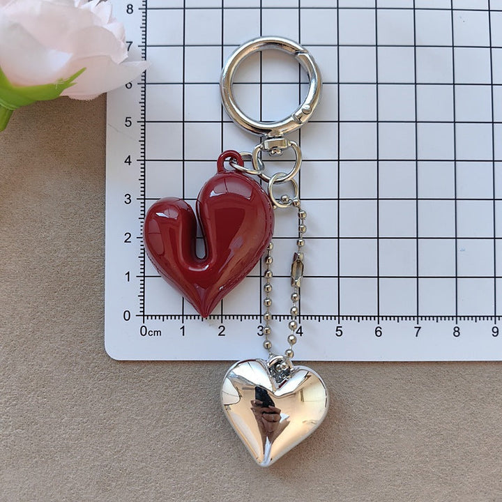 Keychain with bow and heart motif Kalsten