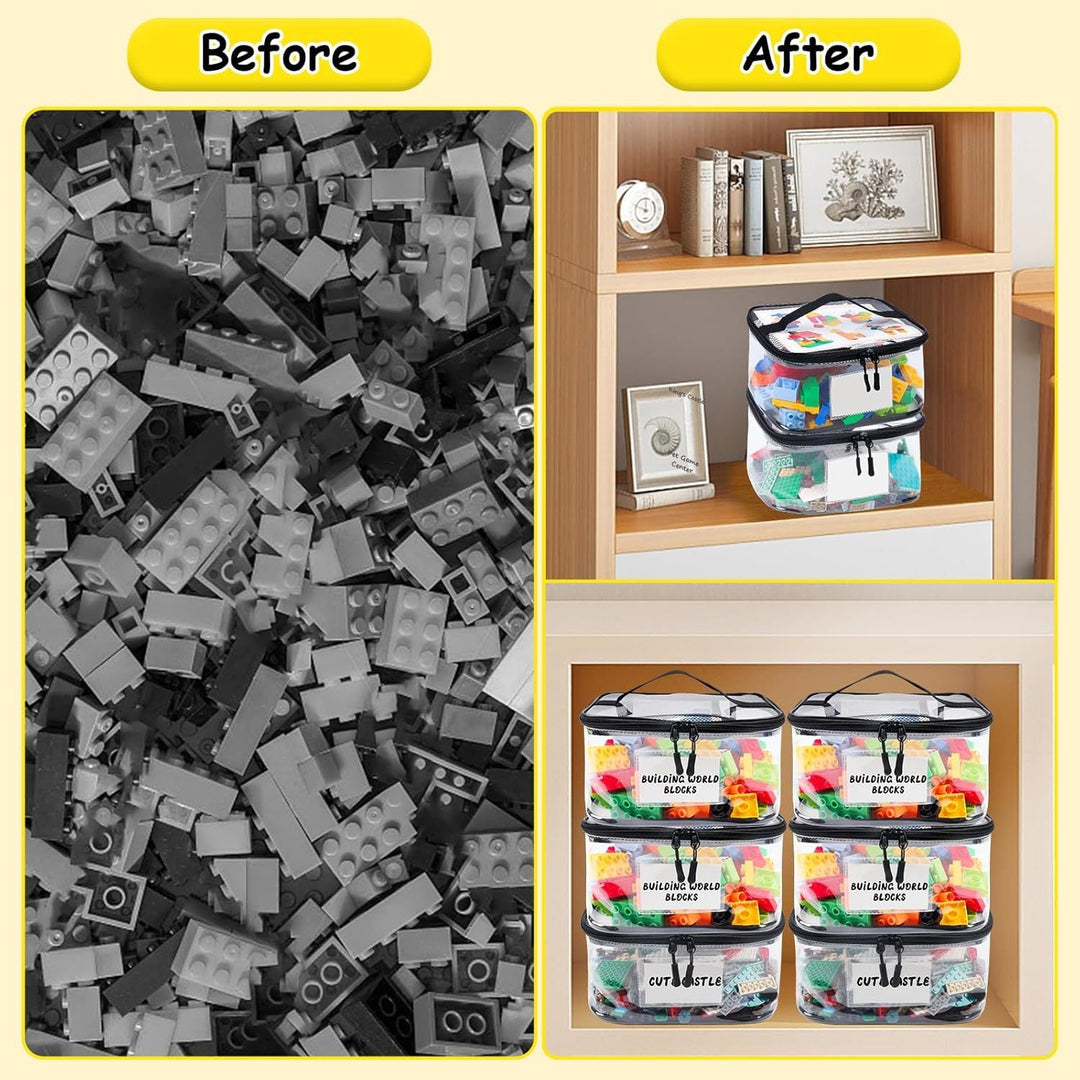 Transparent Storage Organizer for Building Blocks Kalsten