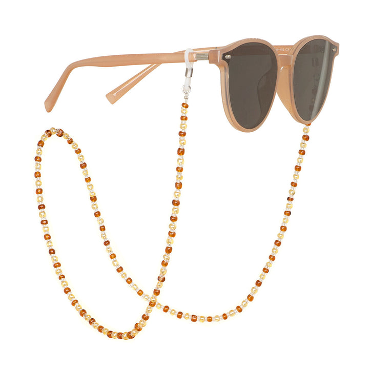 Beaded Eyewear Chain with Flexible Holders Kalsten