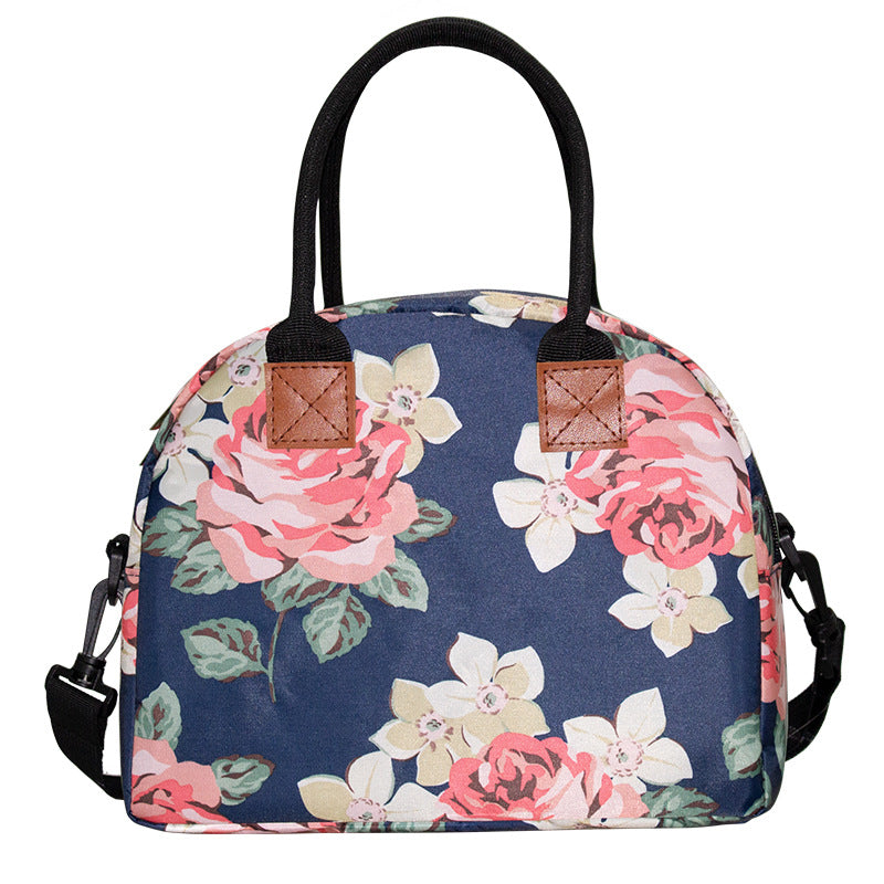 Ladies cooler bag with stylish floral pattern Kalsten