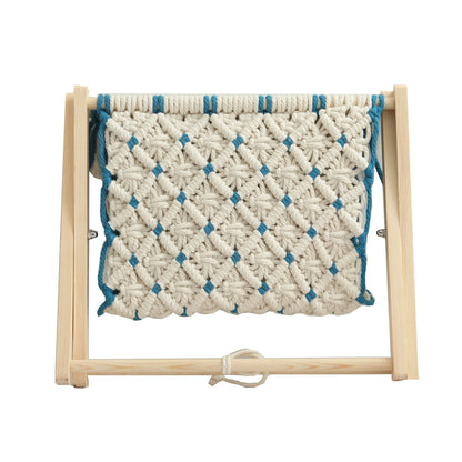 Woven Macrame Storage Organizer Acalora
