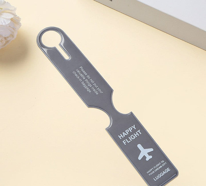 reflective PVC luggage handle wrap tag with secure snap closure Kalsten