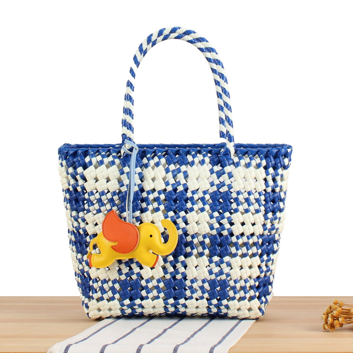 Creative Tote Bag with Playful Elephant Jewelry Kalsten