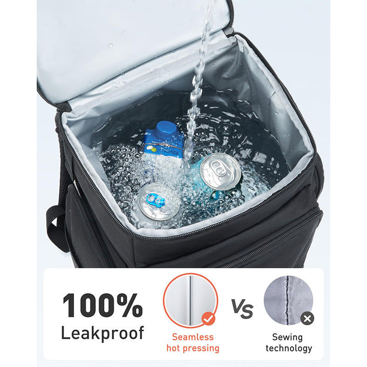 Women's multifunctional insulated cool and diaper backpack with large main compartment and organizer Kalsten