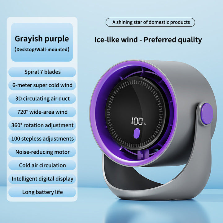 Unisex Digital Air Circulator Fan Kalsten