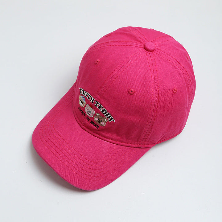 Women's Fun Embroidered Teddy Bear Baseball Cap Kalsten