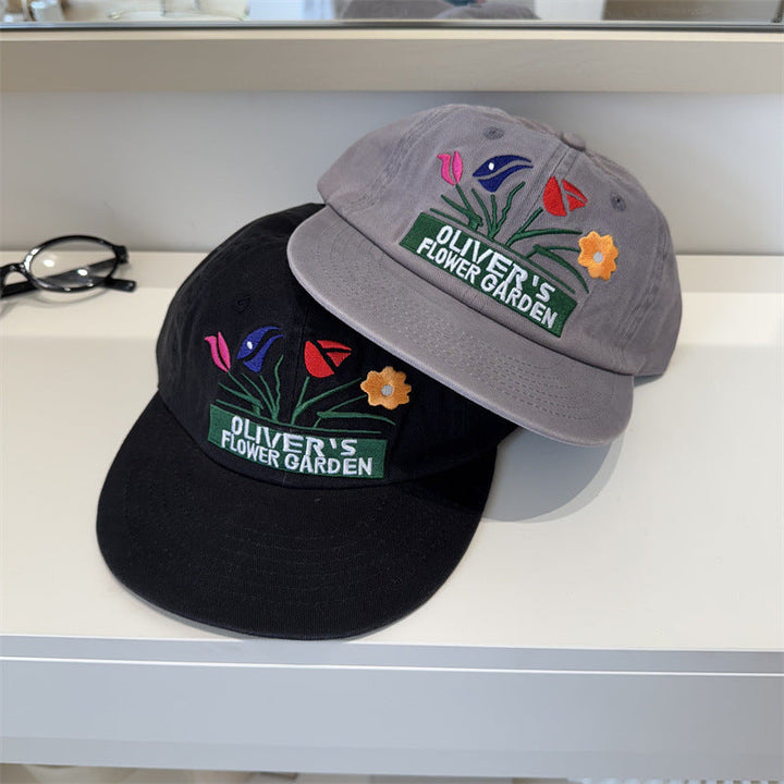Men's Embroidered Floral Cap Kalsten