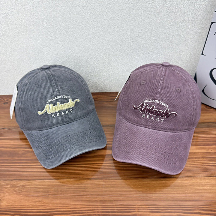 Women's Embroidered Heart Graphic Baseball Cap Kalsten
